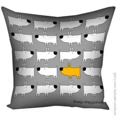  Presentville     Presentville Always stay youself 50x50  (5P_DOG046)