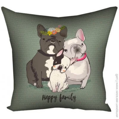  Presentville     Presentville Happy family 50x50  (5P_DOG020)