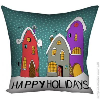  Presentville     Presentville Happy holidays 40x40  (4P_17NG040)