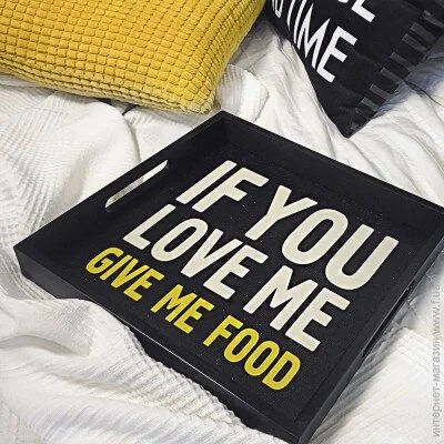     Presentville If you love me, give me food 33334  (PDN_19M004_BL)