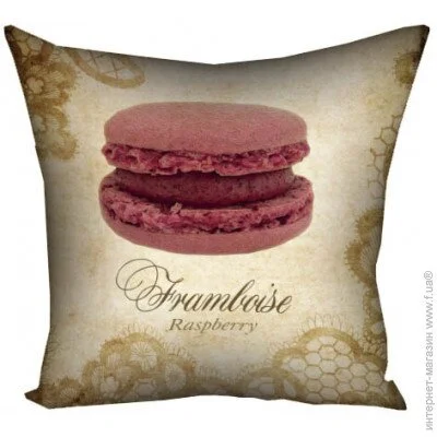  Presentville     Presentville Macaron framboise 30x30  (3P_SWE018)