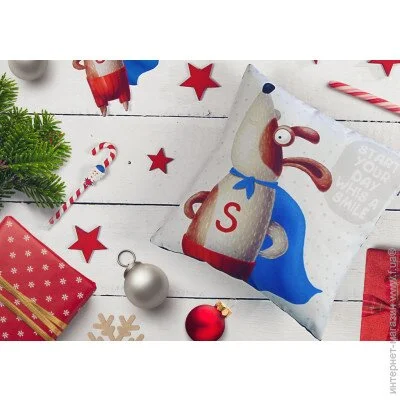  Presentville     Presentville Start your day with a smile 30x30  (3P_DOG112)