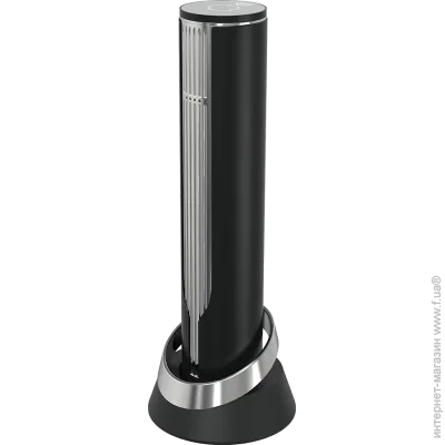 Prestigio Maggiore, smart wine opener, 100% automatic, opens up to 70 bottles without recharging, foil cutter included, premium design, 480mAh battery, Dimensions D 48*H228mm, black +  silver color. (PWO104SL)