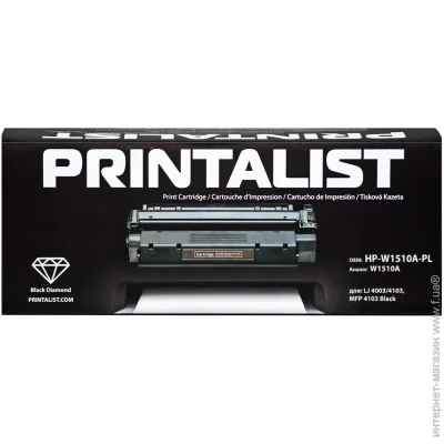  Printalist HP LJ 4003/4103, MFP 4103 Black  W1510A Black ( 3050 .) (HP-W1510A-PL)