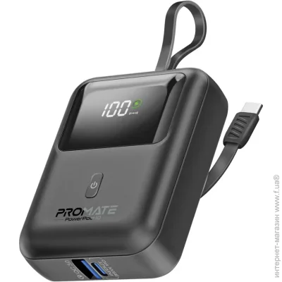 Promate 10000mAh powerpod-10.black