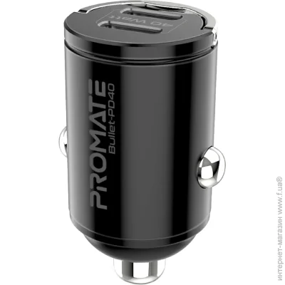 Promate    Bullet-PD40 W 2xUSB-C