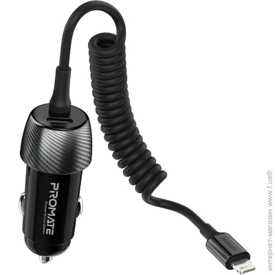    Promate 33W USB- +  Lighting (powerdrive-33pdi.black)