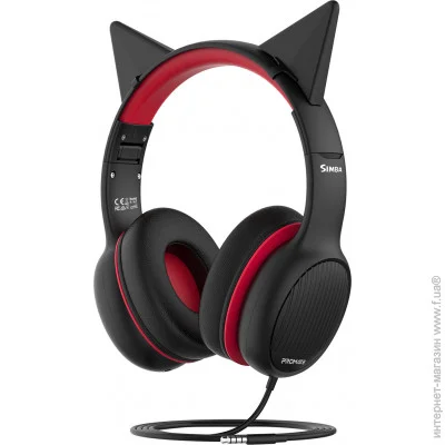  Promate Simba black/red (simba.onyx)