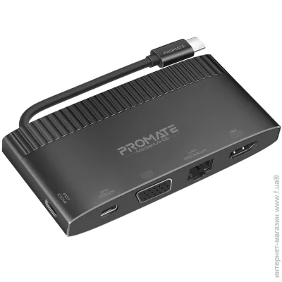 USB- Promate USB   6  mediahub-c6.black