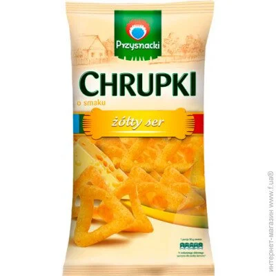 Przysnacki Снеки кукурудзяні зі смаком сиру 150 г Przysnacki Снеки кукурудзяні зі смаком сиру 150 г