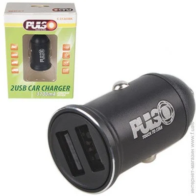 Pulso    C-31203BK 2USB 12/24V  5V 3,1A