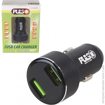    Pulso    C-31209BK 2USB +  