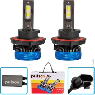    (LED) Pulso LC3-H13-H/L/LED-chips 3570 CSP/9-30V/2*65W/13000Lm/6000k