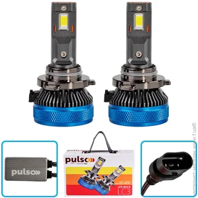    (LED) Pulso LC3-HB3-LED-chips 3570 CSP/9-30V/2*65W/13000Lm/6000k
