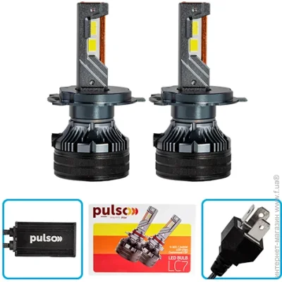    (LED) Pulso LC7-H4-H/L/LED-chips Customized CSP/9-30V/2*85W/20000Lm/6000k