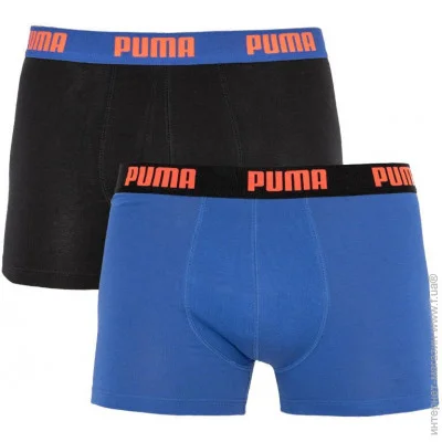   Puma - Basic Boxer 2-pack S black/blue 521015001-004