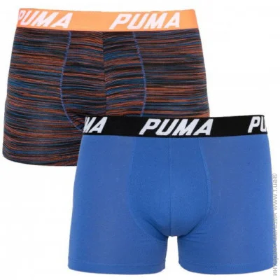   Puma - Bold Stripe Boxer 2-pack M blue/red 501002001-030