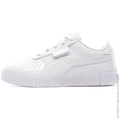    Puma Cali Patent White Wms (370139-01-36)