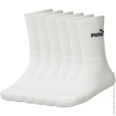  Puma Crew Sock 6P (887496-01-39-42)