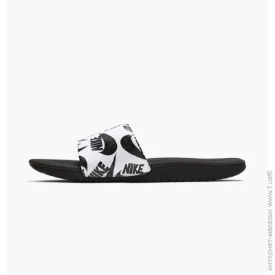  Puma Little/Big Kids Slides Black/White (CT6619-100-40)