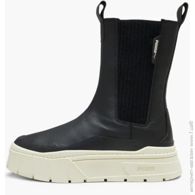  Puma Mayze Stack Chelsea Winter Boots Black (393201-03-40.5)