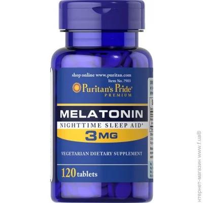   Puritan's Pride Melatonin 3, 120.