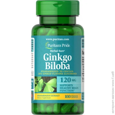     Puritan's Pride Ginkgo Biloba 120 mg, 200 