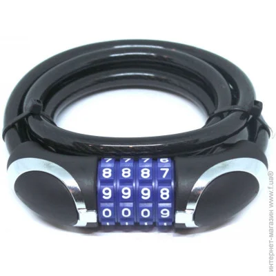 Велозамок Замок Велосипеда Кодовый Велосипедный (Черный) 10*1200 мм Противоугонный (0007676cherniy/kb) Велозамок Замок Велосипеда Кодовый Велосипедный (Черный) 10*1200 мм Противоугонный (0007676cherniy/kb)