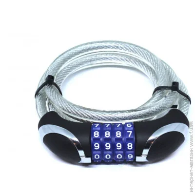 Велозамок Замок Велосипеда Велосипедний Кодовий (Сірий) 10*1200 мм Протиугінний (0007676seriy/kb) Велозамок Замок Велосипеда Велосипедний Кодовий (Сірий) 10*1200 мм Протиугінний (0007676seriy/kb)