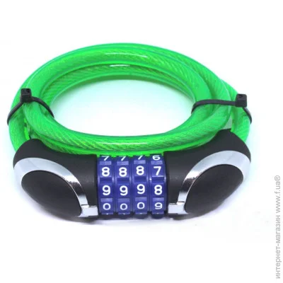 Велозамок Замок Велосипеда Велосипедний Кодовий (Зелений) 10*1200 мм Протиугінний (0007676zelen/kb) Велозамок Замок Велосипеда Велосипедний Кодовий (Зелений) 10*1200 мм Протиугінний (0007676zelen/kb)