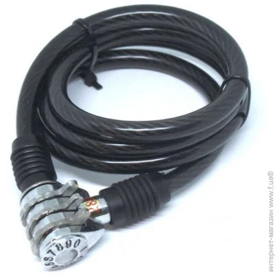 Велозамок Замок Велосипеда Велосипедний Кодовий (Чорний) 8*1000 мм Протиугонний Поліуретан (0007373chern/kb) Велозамок Замок Велосипеда Велосипедний Кодовий (Чорний) 8*1000 мм Протиугонний Поліуретан (0007373chern/kb)