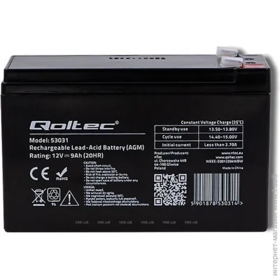    Qoltec Q53031 12V/9Ah AGM