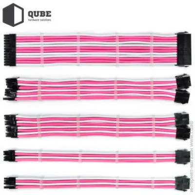 Qube 1 24P MB 2 4 4P CPU 2 6 2P VGA White-Pink