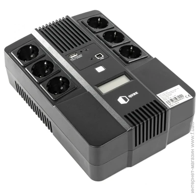    Qube AIO 850 LCD Schuko USB 850VA/480W (QBAIO850)