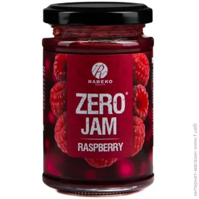 Rabeko Products Zero jam - 225  - Raspberry (821888)
