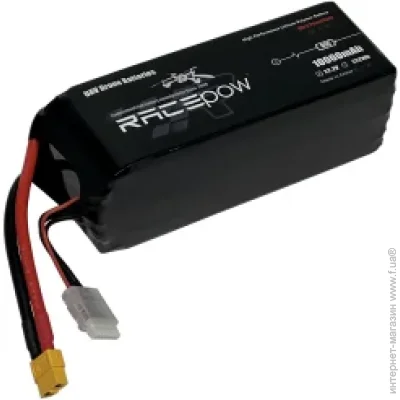    RacePow Lipo 6s 10000mAh 60C XT60 (10000mAh-6s-60C)