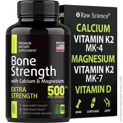   Raw Science      Bone Strength 90 
