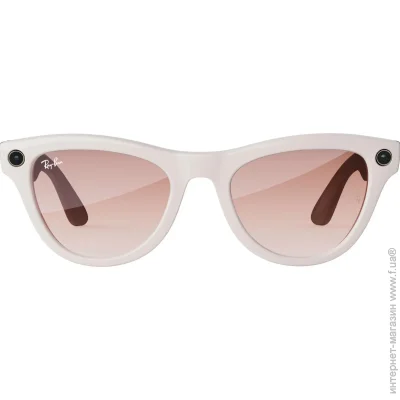 - Ray-Ban Meta Skyler Shiny Chalky Gray/Gradient Cinnamon Pink (RW4010 670013 52-20)
