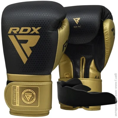    RDX MARK PRO SPARRING TRI LIRA 2 GOLDEN-10  (  ) (BGM-PSTL2G-10OZ)