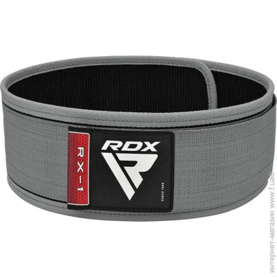 RDX     RX1 Weight Lifting Belt WBS-RX1G-S, Grey, S