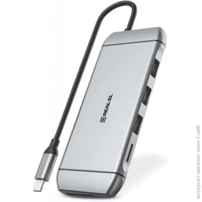 USB- Real-El CQ-900 space grey
