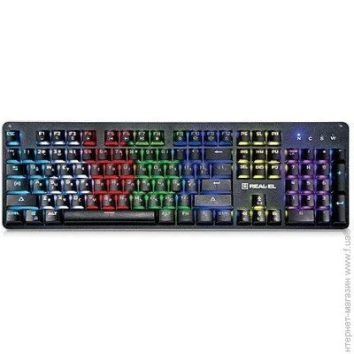  Real-El M47 RGB USB Black
