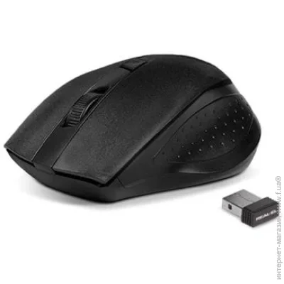 Миша Real-El RM-300 Black/Grey Миша Real-El RM-300 Black/Grey