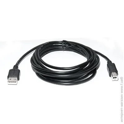Real-El USB 2.0 Pro AM-BM 3m, black