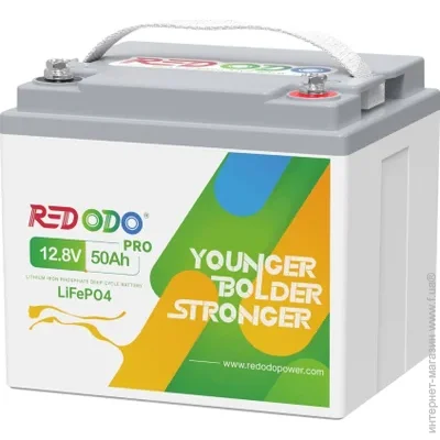    Redodo 12.8V/50Ah LiFePO4