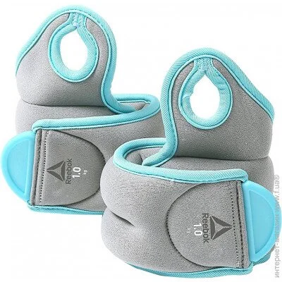 Reebok Утяжелители для рук RAWT-11071BL 2x1 кг Reebok Утяжелители для рук RAWT-11071BL 2x1 кг