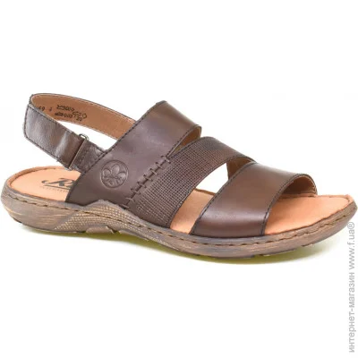 Сандалі літні чоловічі Rieker р.41 коричневий (66409-41) Сандалі літні чоловічі Rieker р.41 коричневий (66409-41)