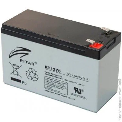    Ritar RT1275 12V/7.5Ah AGM Gray