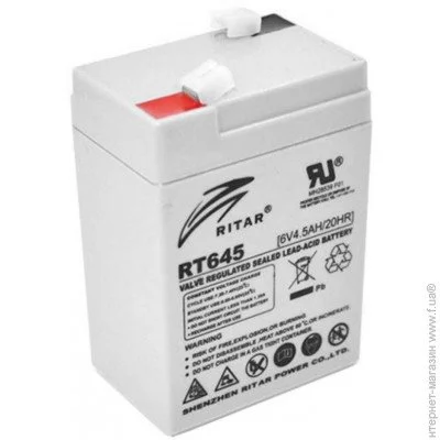    Ritar RT645 6V/4.5Ah AGM