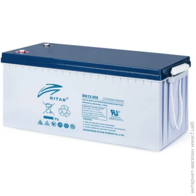 Аккумулятор для ИБП Ritar DG12-200 12V/200Ah GEL Gray Аккумулятор для ИБП Ritar DG12-200 12V/200Ah GEL Gray